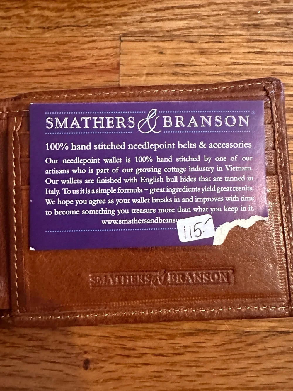 NEW Smathers & Branson Needlepoint Wallet